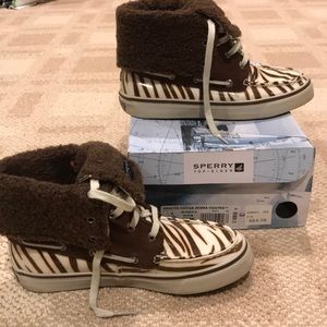 Sperry Ábacos Cocoa Zebra Coated